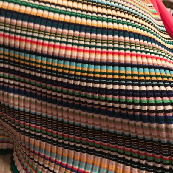 Milly Micro Striped Flare Dress - Picture 7 of 8